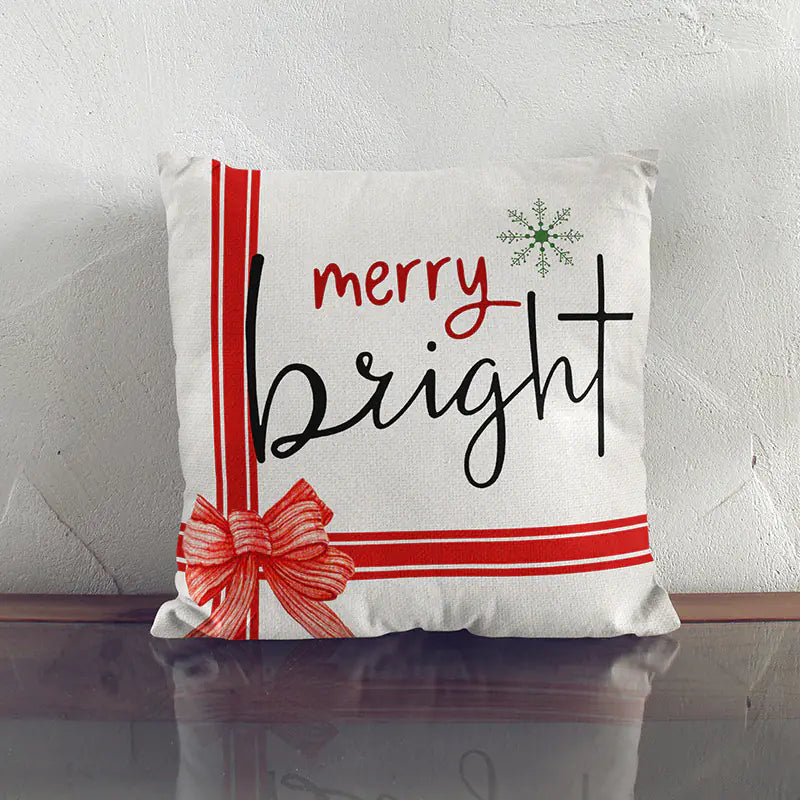 Christmas Pillow Cover for Home Living Room Decor